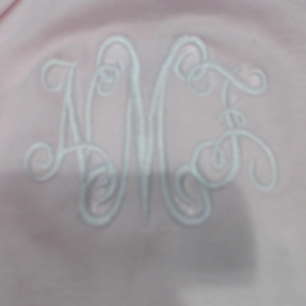 BLOOPER KIDS: Monogrammed Flutter Sleeve Bodysuit