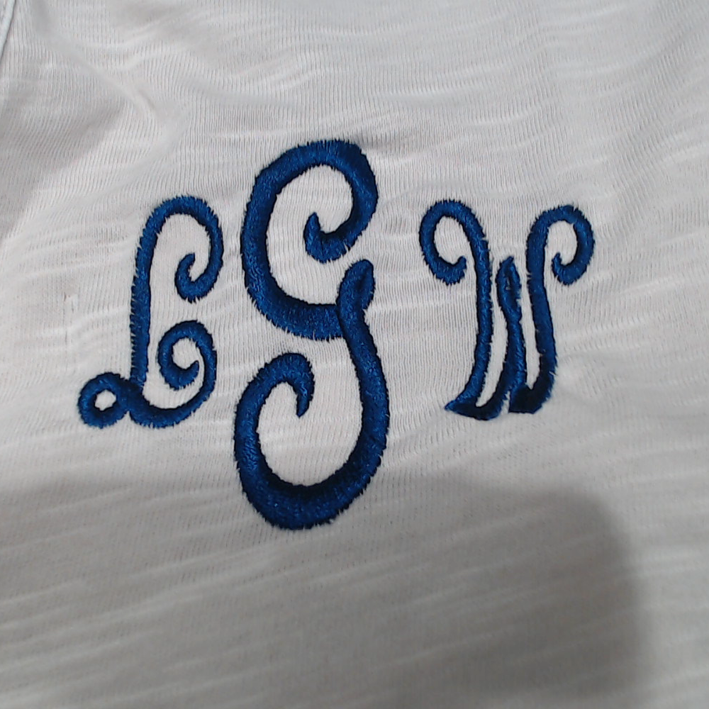 BLOOPER CLOTHING: Monogrammed Henley