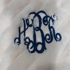 BLOOPER CLOTHING: Monogrammed Plush Robe