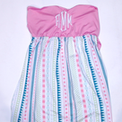 BLOOPER SWIM: Monogrammed Beach Cover Up