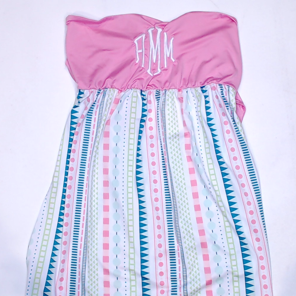 BLOOPER SWIM: Monogrammed Beach Cover Up