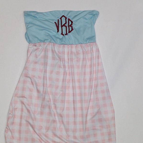BLOOPER SWIM: Monogrammed Beach Cover Up