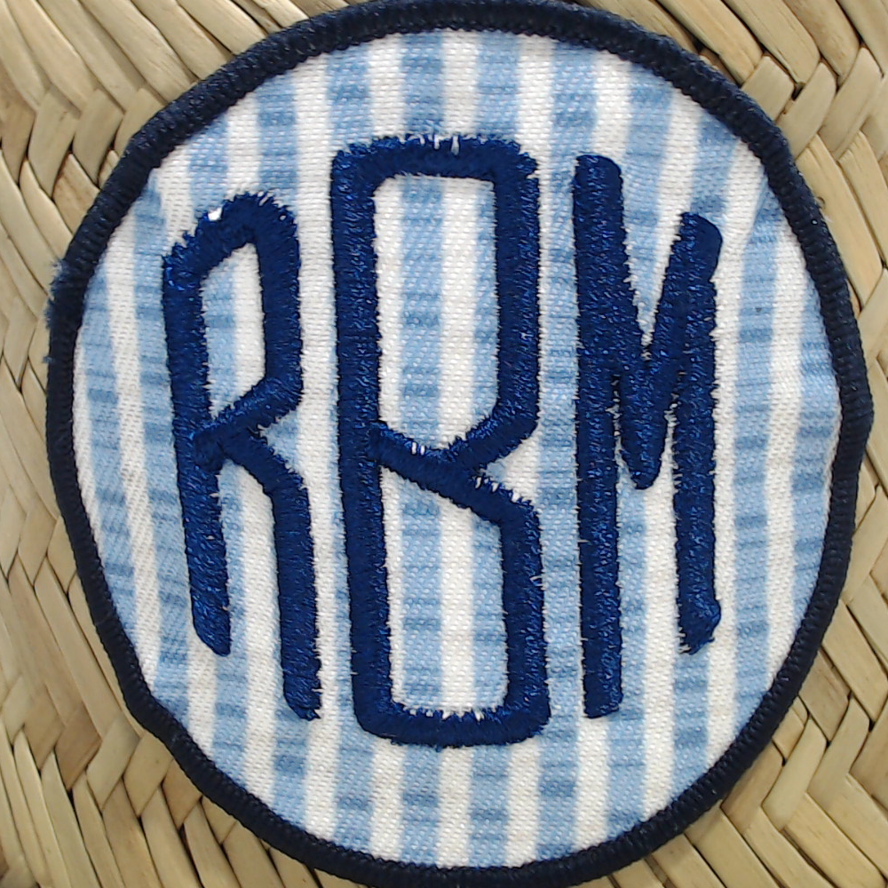 BLOOPER KIDS: Monogrammed Kids Straw Hat