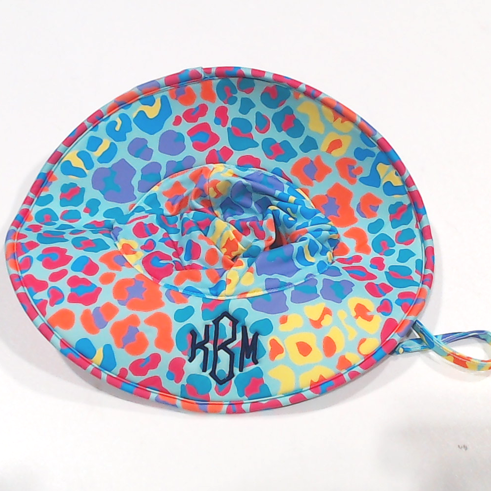BLOOPER KIDS: Monogrammed Baby Sun Hat