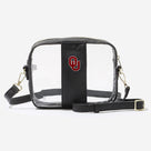 Oklahoma Sooners Clear Stadium Crossbody Bag | Black