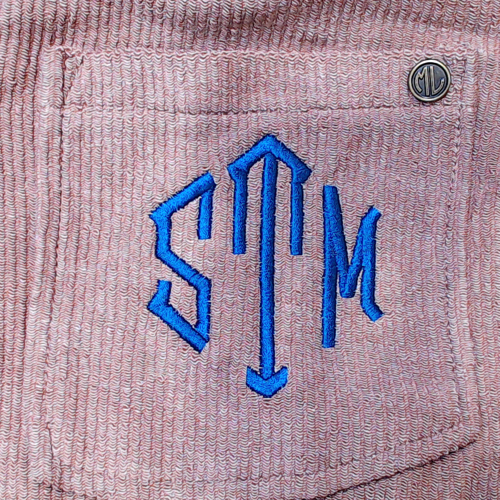 BLOOPER CLOTHING: Monogrammed Shirt Jacket