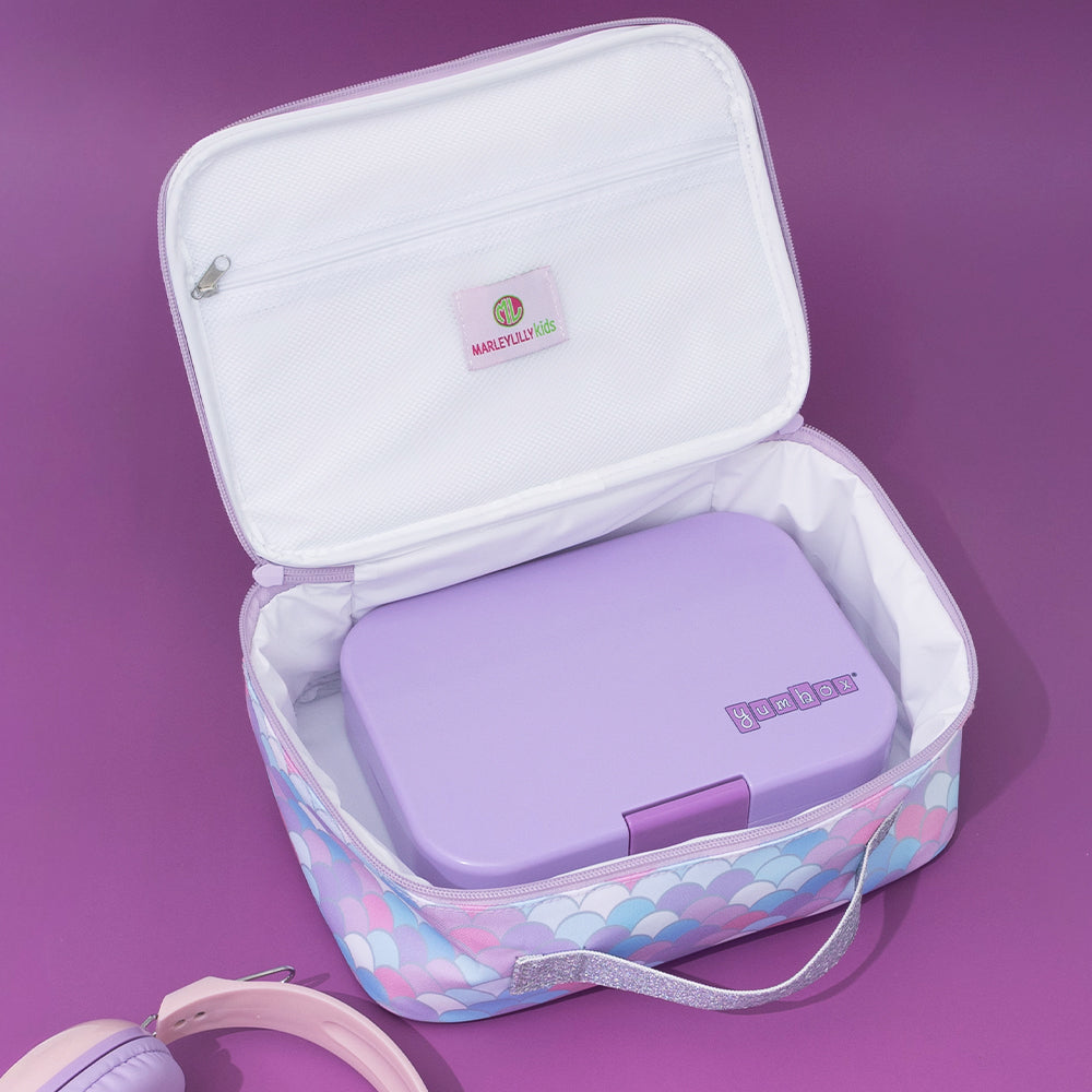 inside of mermaid magic personalized lunch box
