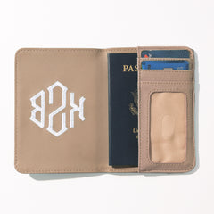 inside of monogrammed travel set