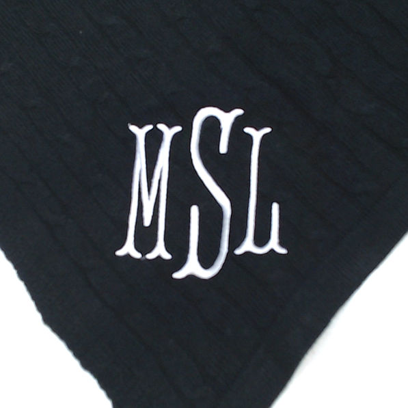 BLOOPER CLOTHING: Monogrammed Poncho