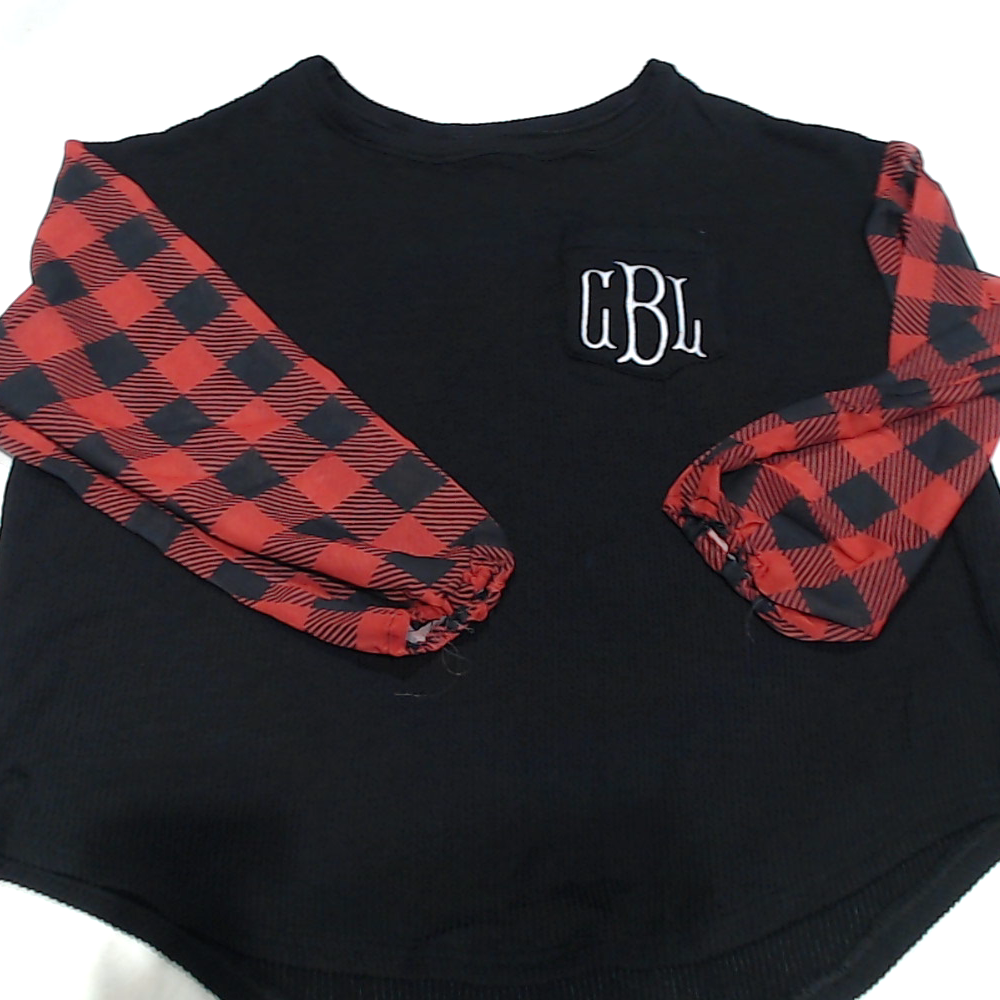BLOOPER CLOTHING: Monogrammed Puff Sleeve Top