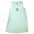 BLOOPER KIDS: Monogrammed Girls Scallop Dress