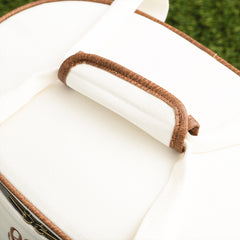 ivory cooler up close of handle