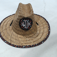 BLOOPER KIDS: Monogrammed Kids Straw Hat
