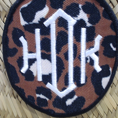 BLOOPER KIDS: Monogrammed Kids Straw Hat