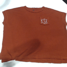 BLOOPER CLOTHING: Monogrammed Waffle Knit Pullover
