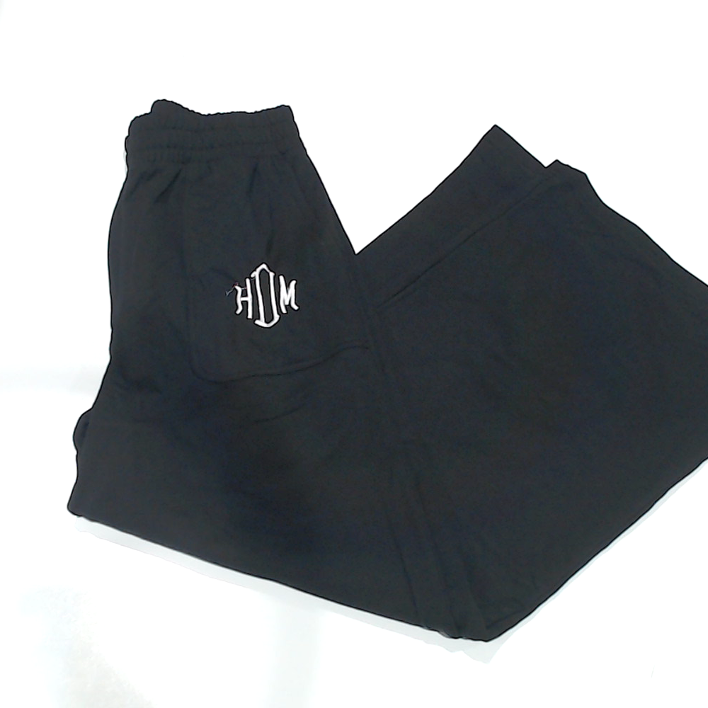 BLOOPER CLOTHING: Monogrammed Wide Leg Pants