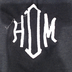 BLOOPER CLOTHING: Monogrammed Wide Leg Pants