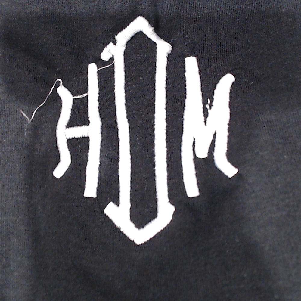 BLOOPER CLOTHING: Monogrammed Wide Leg Pants