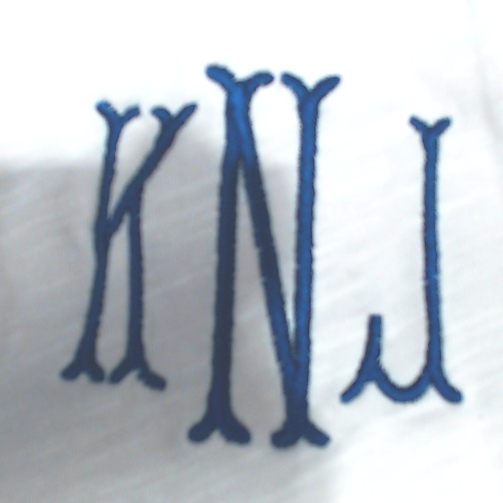 BLOOPER CLOTHING: Monogrammed Henley