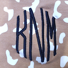 BLOOPER KIDS: Monogrammed Kids Striped Sleeve Shirt