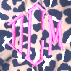 BLOOPER SWIM: Monogrammed Sarong