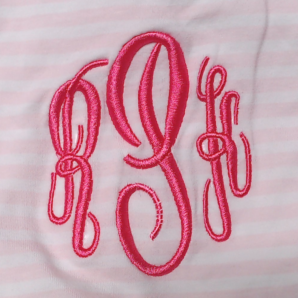 BLOOPER KIDS: Monogrammed Kids Ruffle Dress