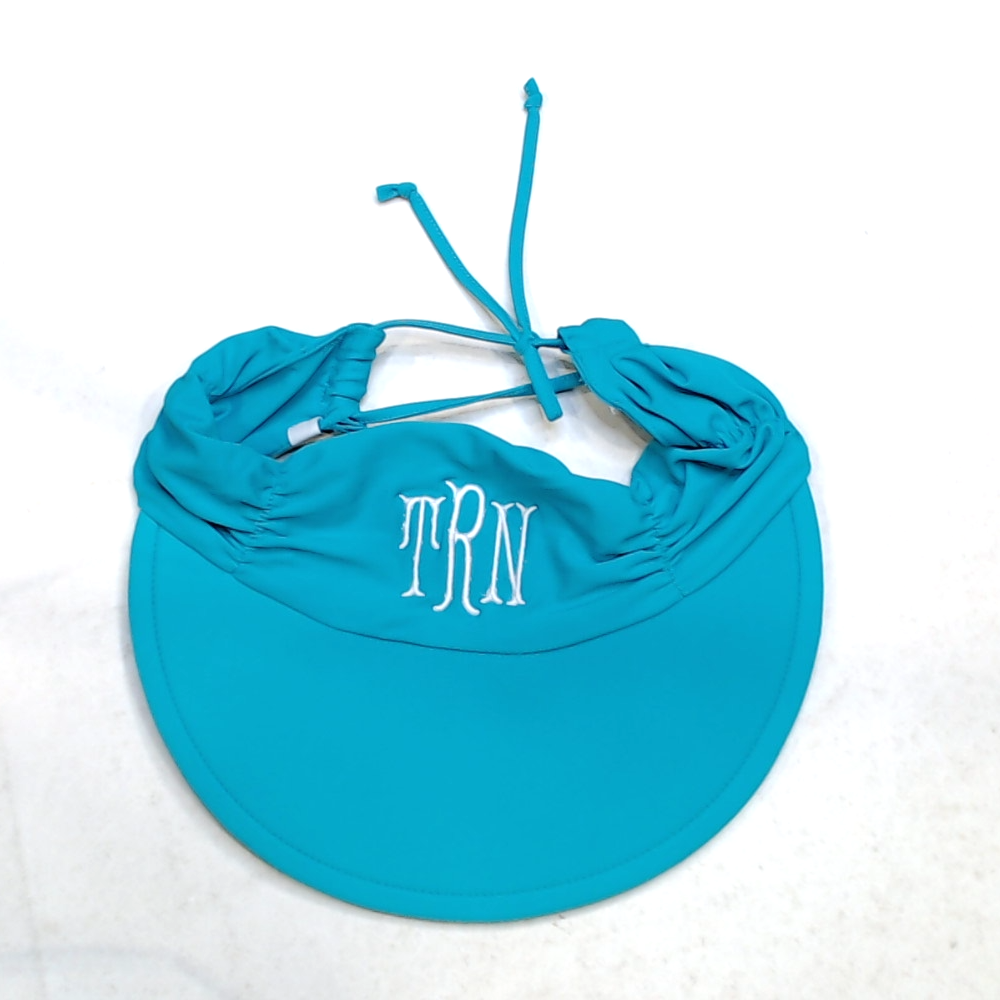 BLOOPER ACCESSORY: Monogrammed Swim Visor
