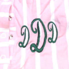 BLOOPER CLOTHING: Monogrammed Ruffle Pajama Top