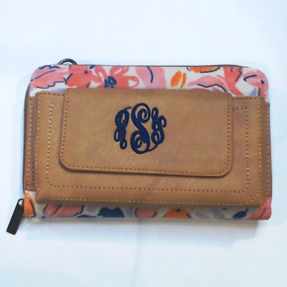 BLOOPER ACCESSORY: Monogrammed Phone Wallet Wristlet