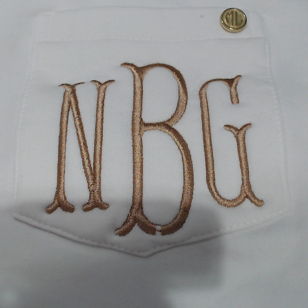 BLOOPER CLOTHING: Monogrammed Crewneck Sweatshirt