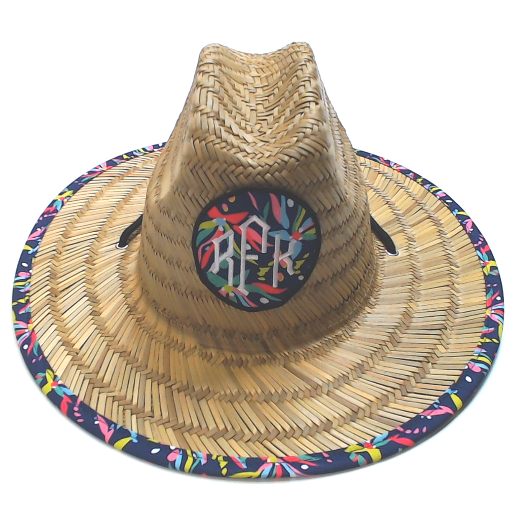 BLOOPER KIDS: Monogrammed Kids Straw Hat