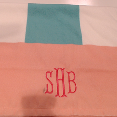 BLOOPER SWIM: Monogrammed Beach Towel