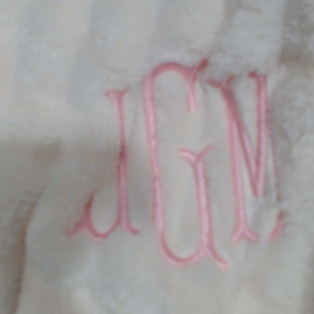 BLOOPER CLOTHING: Monogrammed Plush Robe