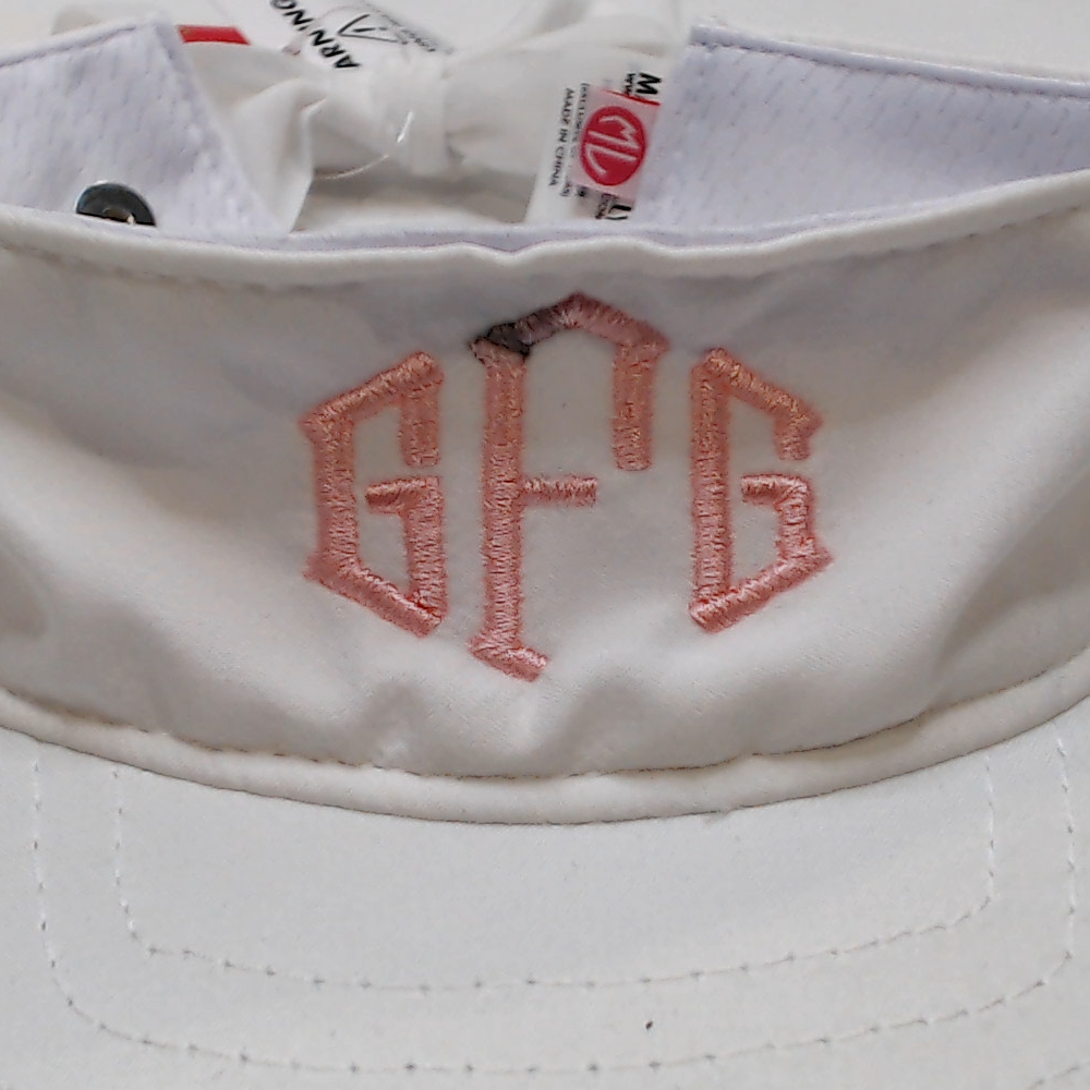 BLOOPER KIDS: Monogrammed Girls Visor