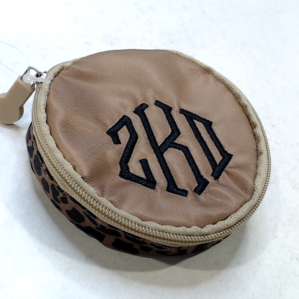 BLOOPER BAG: Monogrammed Travel Jewelry Case