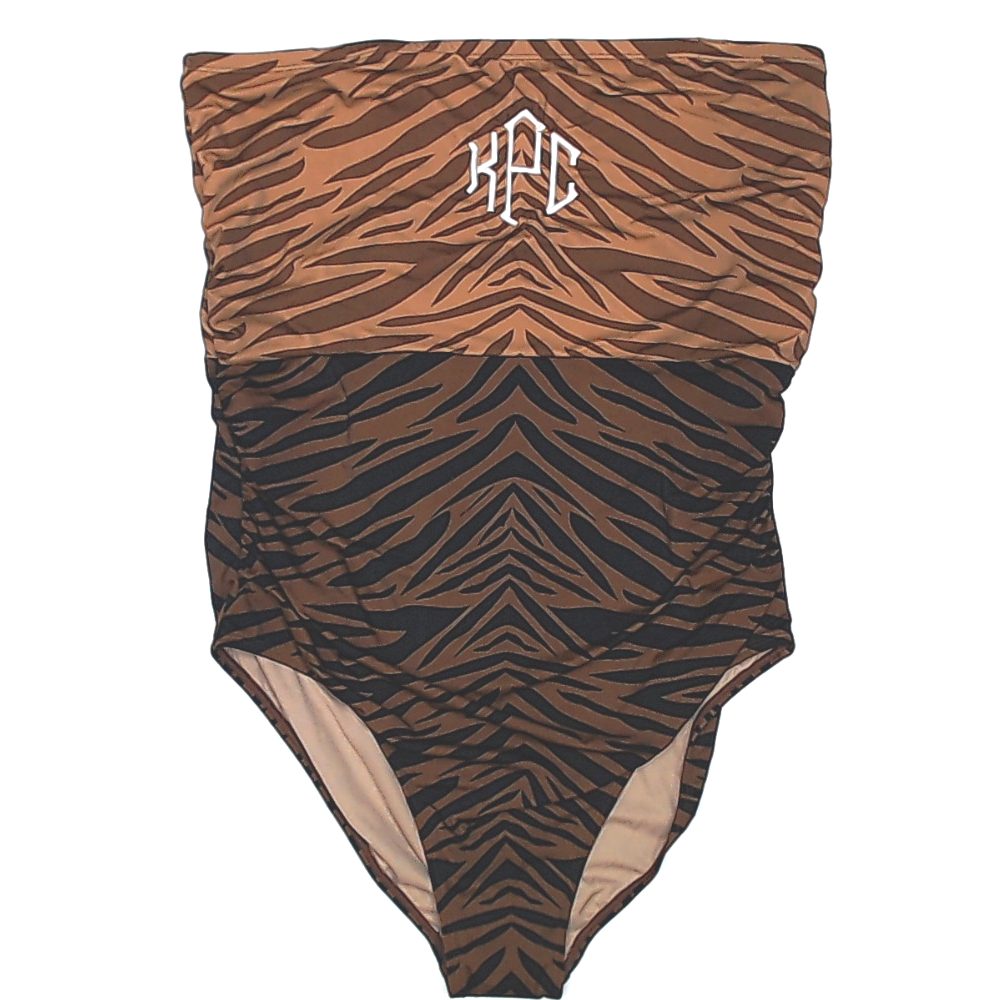 BLOOPER SWIM: Monogrammed One Piece Bathing  Suit