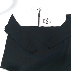 BLOOPER CLOTHING: Monogrammed Quarter Zip Sweatshirt