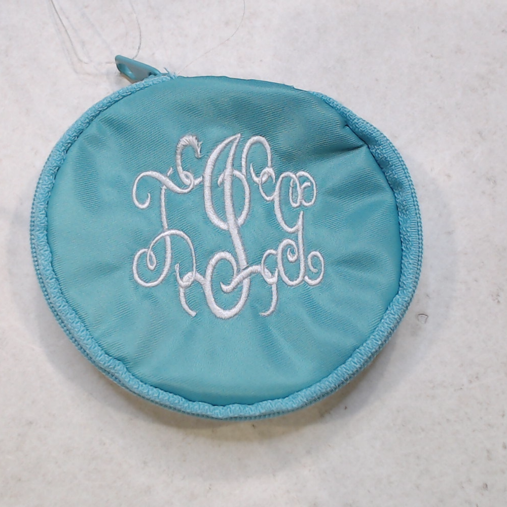 BLOOPER ACCESSORY: Monogrammed Travel Jewelry Case
