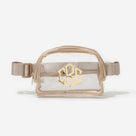 Monogrammed Clear Belt Bag | Champagne