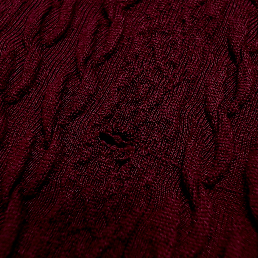 BLOOPER CLOTHING: Monogrammed Cable Knit Pullover