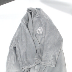 BLOOPER CLOTHING: Monogrammed Full Length Plush Robe
