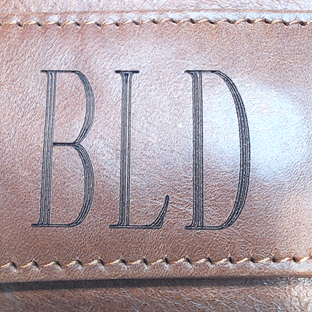BLOOPER ACCESSORY: Monogrammed Money Clip Wallet