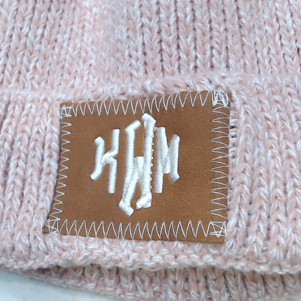 BLOOPER ACCESSORY: Monogrammed Kids Pom Pom Beanie