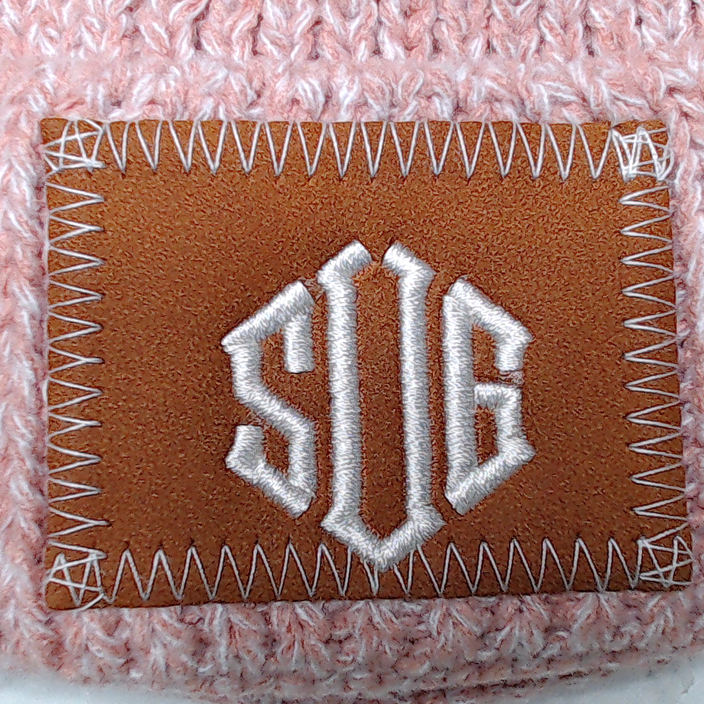 BLOOPER KIDS: Monogrammed Kids Pom Pom Beanie