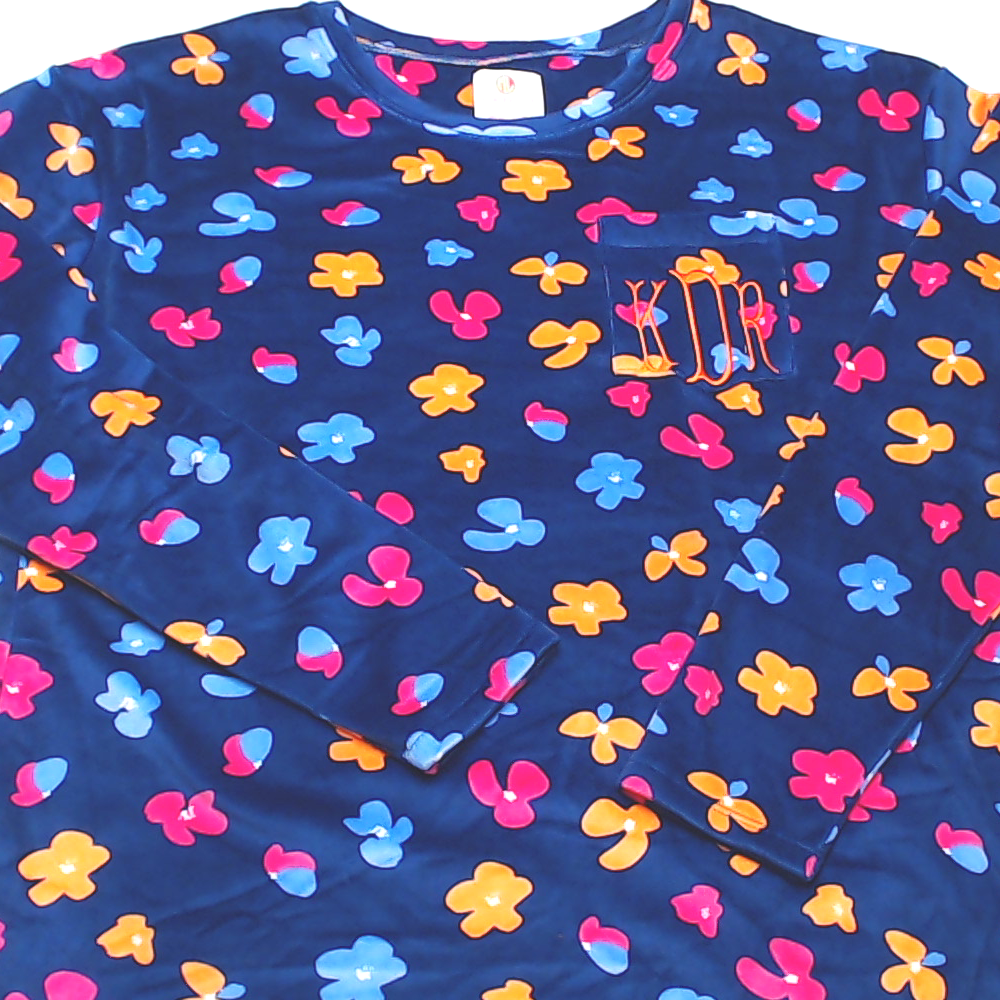 BLOOPER CLOTHING: Monogrammed Pajama Top