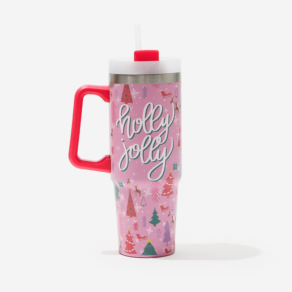 ​​holly jolly tumbler
