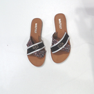 BLOOPER SHOES: Monogrammed Criss Cross Sandal