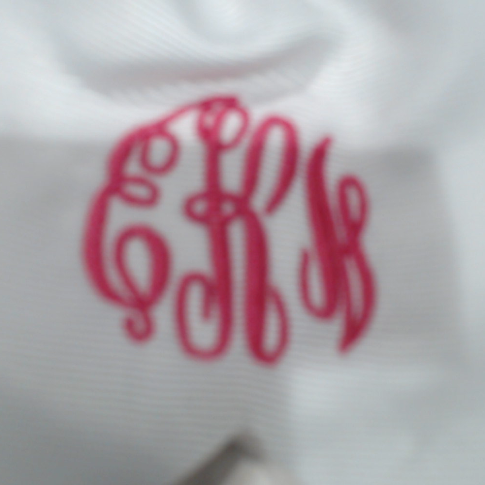 BLOOPER KIDS: Monogrammed Girls Hair Bow