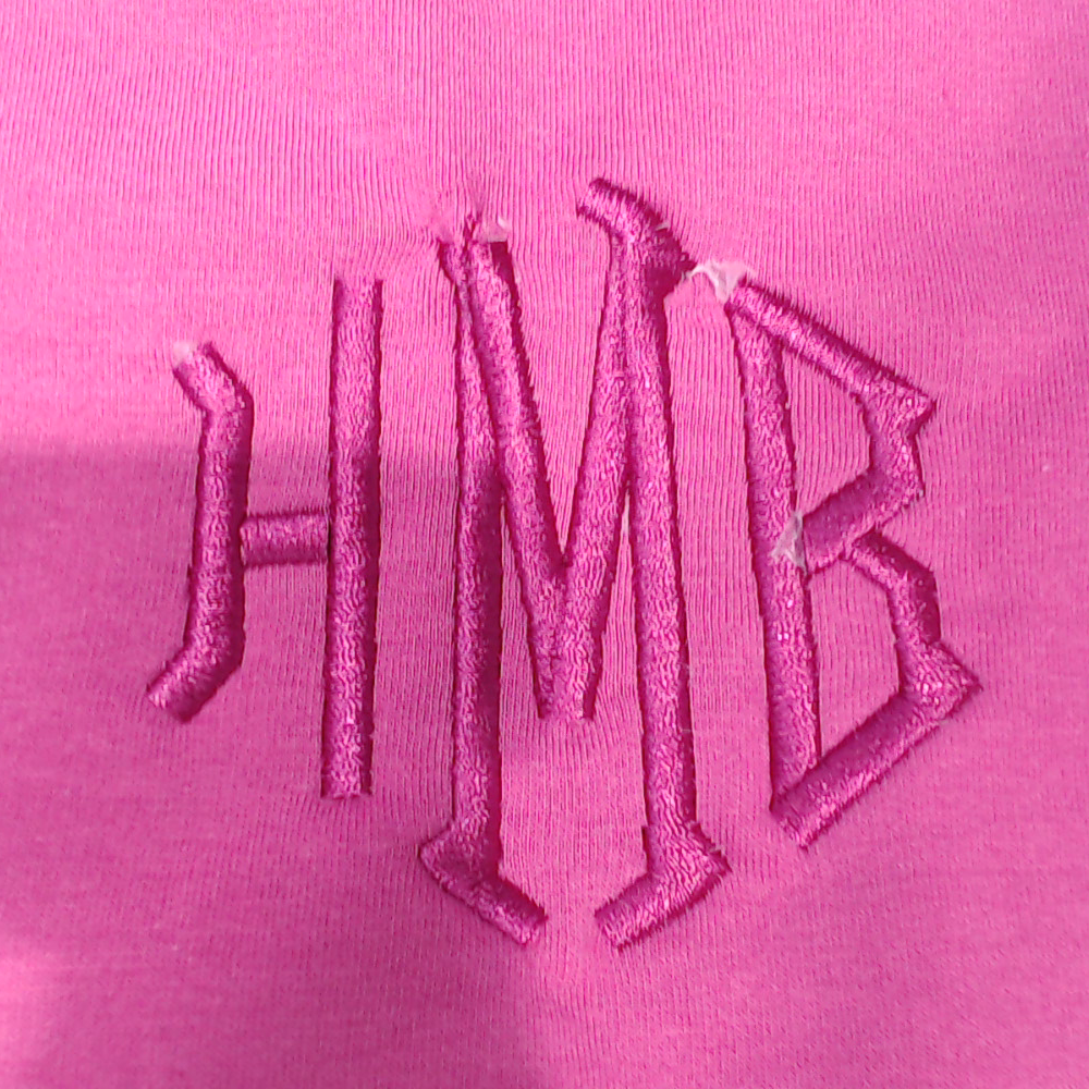 BLOOPER CLOTHING: Monogrammed Open Back Sweatshirt