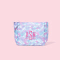 Monogrammed Kids Toiletry Bag in Pastel Mermaid